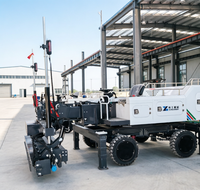 Machine à niveler le béton laser à bras télescopique de 6000 mm avec une largeur de 4000 mm pour le nivellement des bases d'ateliers modernes