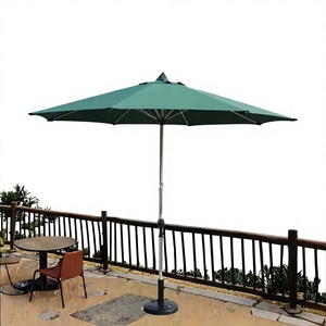 Sombrilla de Exterior de 3m con Base, Plegable, para Cafetería, <span class=keywords><strong>Playa</strong></span>, Terraza, con Columna Central, Mueble <span class=keywords><strong>Comercial</strong></span> - Product Image 5