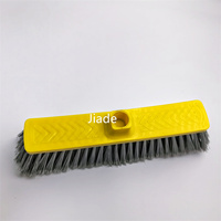 Balai en bois à manche en PVC avec motif floral, fil italien coloré, film coloré, prix le plus bas avec brosse pour le sol