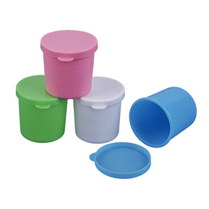 Vaso de Medicamentos Kehua de Cuatro Colores con Tapa, Portátil de Plástico para Medicación Matutina, Nocturna y del Mediodía - Product Image 1