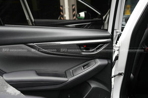 Marco de Manija Interior de Puerta Trasera para SUBARU 2022+ WRX VAB VAF, LHD, Fibra de Carbono Seca - Product Image 2