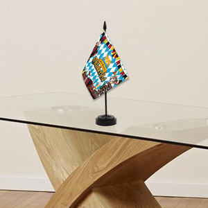 桌子旗慕尼黑啤酒节桌子旗14x21CM厘米，带ABS底座节日装饰 - Product Image 6