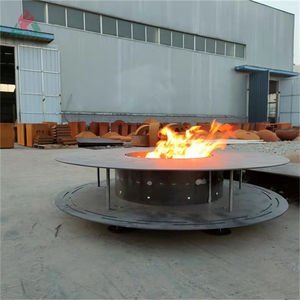 Calentador <span class=keywords><strong>de</strong></span> madera independiente <span class=keywords><strong>de</strong></span> acero corten <span class=keywords><strong>casero</strong></span> para quemar maderas - Product Image 5