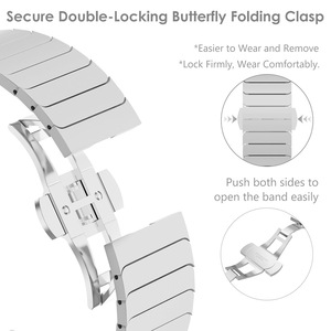 Bracelet en titane pour <span class=keywords><strong>Apple</strong></span> <span class=keywords><strong>Watch</strong></span> Ultra 2 1, boucle papillon, série 11 10 9 8 <span class=keywords><strong>7</strong></span> 6 SE 49 mm 45 mm 44 mm 42 mm, bracelets de montre de luxe - Product Image 3