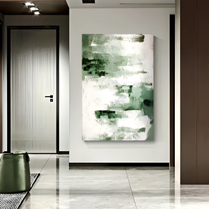 <span class=keywords><strong>Peinture</strong></span> à l'huile peinte à la main, relief 3D, motif floral botanique, cadre en alliage d'aluminium personnalisable, design biophilique, finition anodisée pour - Product Image 6