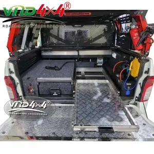 VRD4X4 Colo-rado 픽업 트럭 자동차 냉각기화물 슬라이더 모듈 시보레 콜로라도 액세서리 용 슬라이딩 롤러 서랍 4x4 판매