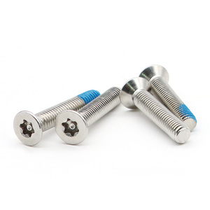 สกรูหัวแบน Torx หกแฉก ขนาดเมตริก M5*27 304 A2-70 สแตนเลส GB2673 ป้องกันการขโมย ป้องกันการถอดประกอบ - Product Image 3