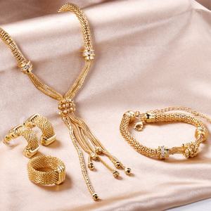 Ason Nouvelle Collection de Bijoux Africains Vintage en Laiton Personnalisables pour Femme, Ensemble de Mariage et Fiançailles en Cristal, Vente en Gros - Product Image 4