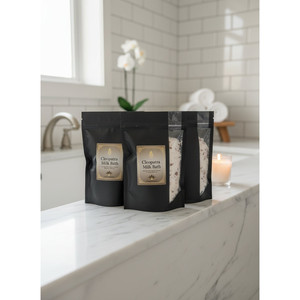 น้ำนมอาบน้ำลาเวนเดอร์และฮิบิสคัส, มีหลายสูตรให้เลือก, น้ำนมอาบน้ำคลีโอพัตรา - Product Image 3