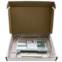 X520-DA2 CC8599-DF2 Intel 82599 Chip 10 Gb/s PCIe 2.0 X8 Dual-Port SFP + kartu jaringan Server