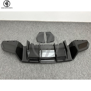 Diffuseur arrière en fibre de carbone sèche de style performance pour Audi R8 2016-2018, kit carrosserie lèvre arrière en carbone, pièces automobiles - Product Image 2