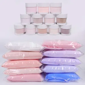 200 Colors High Quality Custom Nail Acrylic Powder Wholesale 3 In 1 Bulk Dipping Acrylic Powder For Nails Vendors