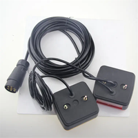 Kit de feux arrière pour remorque 12V, feux de freinage, de stop, de clignotant et de positionnement, accessoires pour remorque avec câble de 7,5 m et prise de remorque 7 broches