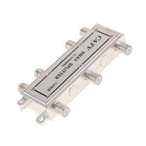 5 ~ 1000 Mhz Premium 6 voies <span class=keywords><strong>TV</strong></span> Singal répartiteurs 1 en 6 câbles coaxiaux RG6 pour téléviseurs magnétoscopes RF Radios <span class=keywords><strong>antenne</strong></span> - Product Image 5