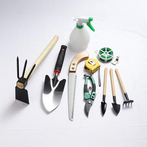 Ensemble d'outils de jardin 10 pièces en acier inoxydable, bêches, sécateurs, cisailles pour la plantation, l'entretien des fleurs et des légumes - Product Image 1