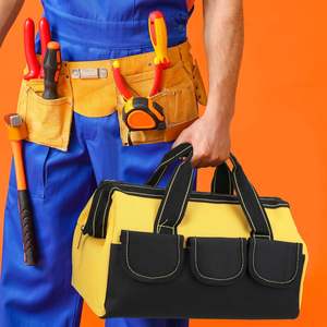 Free Sample <b>Tool</b> Bag with Safety Reflective Straps Big Capacity <b>Tools</b> Bag With Adjustable Shoulder Strap <b>Tools</b> Bag With Handle - Product Image 4