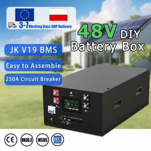 กล่องและชั้นวางแบตเตอรี่ EU Stock Boîtes Et Racks De Batteries JK 200A V19 BMS แบบซ้อนได้ 48V กล่องแบตเตอรี่ลิเธียม Eco worthy สำหรับ ESS RV - Product Image 1