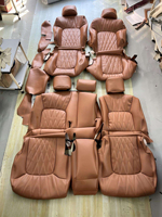 Housses de siège sur mesure en cuir pour Toyota Camry LE SE XSE XLE Premium 2025 2026 – Ensemble complet entièrement couvrant