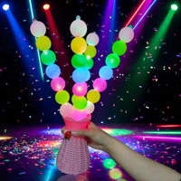 Bâtons lumineux LED colorés pour Noël, anniversaires, mariages, fêtes – Gourdes en plastique clignotantes pour événements lumineux