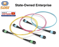 Kabel Patch Cord Fiber Optik MPO MTP Trunk 12/24/48 Core untuk Penggunaan Dalam Ruangan |   Produsen Milik Pemerintah Buatan Vietnam