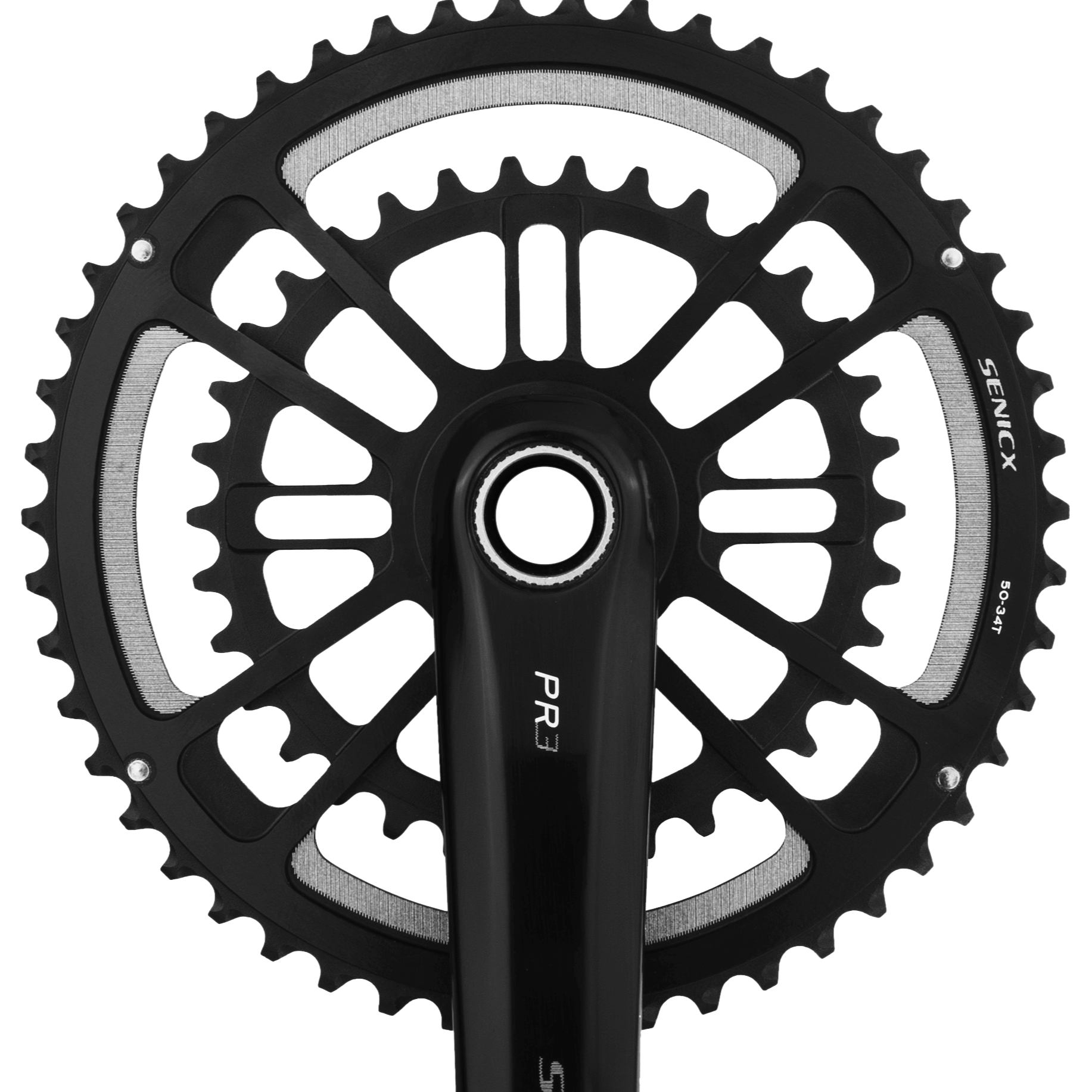 SENICX Road Bike Crankset FC-PR3-A1 50/34T & 52/36T - Durable