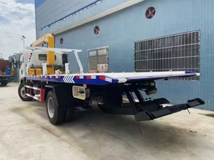 Camiones de Remolque de <span class=keywords><strong>Plataforma</strong></span> Plana Howo/Isuzu 4x2 con Grúa Articulada de 3.2t, Camión con Grúa Montada en Venta - Product Image 4