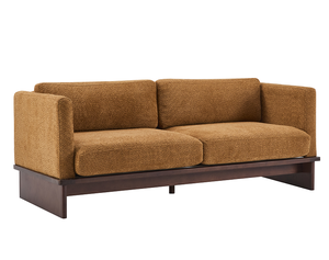 Square Arm Modern Convertible 3 Seater Boucle <b>Sofa</b> Set with Solid Wood Base for Apartment - Product Image 3
