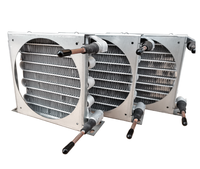 Refroidisseur de fermentation de brasserie en aluminium avec ventilateur et tubes hygiéniques polis à l'intérieur pour la fermentation de brasserie