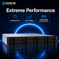 Lenovo ThinkSystem DE4800H 2U12 LFF, Sistema de Almacenamiento SAN Empresarial, Controlador Híbrido Flash Array Dual Activo