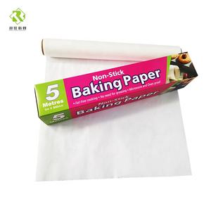 Papel de Hornear de Silicona de Grado Alimenticio, Rollo de 20m/30m/50m, Antiadherente, para Hornear, Cocinar, Barbacoa, Papel Pergamino Marrón - Product Image 1