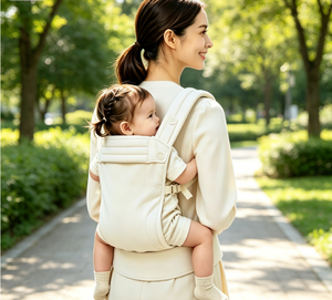 Portabebés Ergonómico Multifuncional, Fular Portabebés Ajustable, Transporte Frontal y Trasero para Recién Nacidos al Aire Libre - Product Image 5