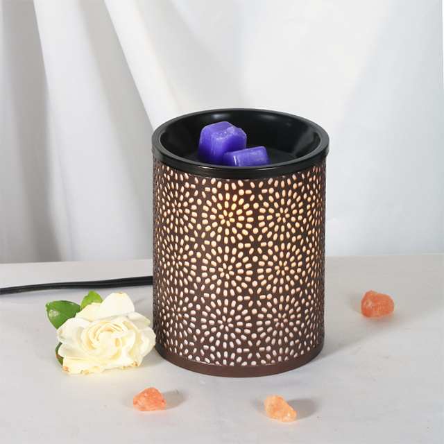 Groothandel Warme Aroma Lampen Thuis Retro Aromatherapie Olie Metalen Wax Branders