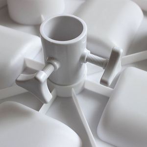 Outdoor Beach Umbrella Cup Holder <b>Plastic</b> <b>Tray</b> With Slots For Cups Phone Tools Accessory - Product Image 2
