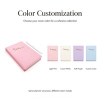 A5 Logo Personalisiertes PU-Leder-Tagebuch Notizbuch Benutzerdefiniertes Gummiband Hardcover-Planer Tagesplaner Lederjournal