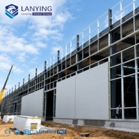 Atelier industriel léger en acier / Entrepôt préfabriqué / Hangar d'avion avec services de soudage et de pliage