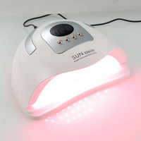 Appareil de manucure de salon professionnel SUN X26 MAX 380W LED lampe UV d'art d'ongle pour le séchage rapide de vernis de gel avec 81 LED 4 minuteries