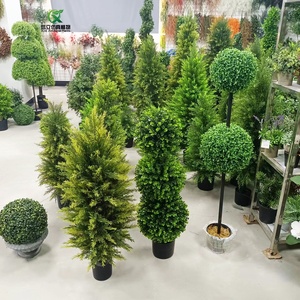 Nhân tạo topiary cây tuyết tùng Nhựa Cây Thông ngoài trời UV bảo vệ giả cây bách - Product Image 5