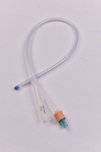 Cathéter de <span class=keywords><strong>Foley</strong></span> en silicone jetable à double voie de haute qualité - Product Image 3