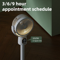 Ventilateur rechargeable Affichage LED Refroidissement Avec Ventilateurs télécommandés ventilateur debout rechargeable ventilateur personnel