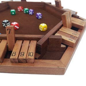 Caldo nuovo arrivo classico in legno 6 vie scatola chiusa famiglia partito gioco di legno <span class=keywords><strong>da</strong></span> <span class=keywords><strong>tavolo</strong></span> gioco per adulti o bambini - Product Image 3
