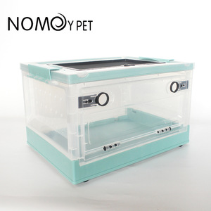 <span class=keywords><strong>Cage</strong></span> à <span class=keywords><strong>hamster</strong></span> en plastique PP à motif solide, <span class=keywords><strong>cage</strong></span> à insectes carrée respirante avec des trous d'aération et un couvercle rabattable - Product Image 2