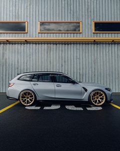 Vente flash - Jantes monobloc bronze brillant avec design de capuchons personnalisés - Design multi-branches pour BMW M3 Touring G80/G81 - Product Image 1