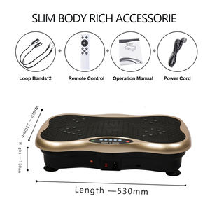 Plataforma de fitness Máquina de ejercicio Plataforma de vibración Body Shaker Workout Power Waver Vibrate Plate - Product Image 2