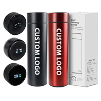 Thermos à café arabe sans BPA de 500 ml, bouteille d'eau pour la gym avec affichage LED intelligent de la température, gourde isotherme sous vide