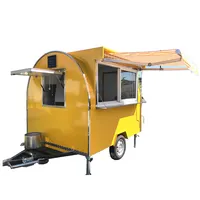 Ristorazione Mobile camion 7.5ft da pranzo cibo auto rimorchio per l'europa fornitori hot dog carrello di cibo
