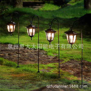 Solar Hexagonal Garden Light Led Outdoor <b>Ground</b> <b>Stake</b> Water Resistant With Solar Panel <b>For</b> Yard Patio - Product Image 3