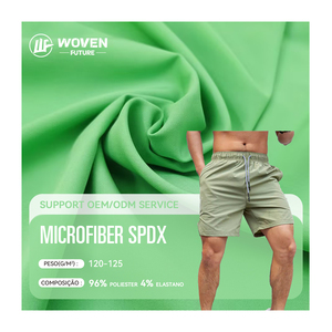 Shaoxing WovenFuture 120gsm Telas Al Por Mayor 4 Way tute elasticizzate jury Novak microfibra Spandex poliestere tessuto sportivo - Product Image 1