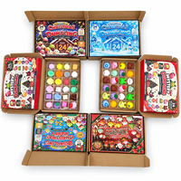 Calendrier de l'Avent Squishy en forme de Dumpling avec Logo Personnalisé, Boîte Mystère 24 Jours, Jouet Anti-stress, Boîte Cadeau OEM pour Événements Promotionnels