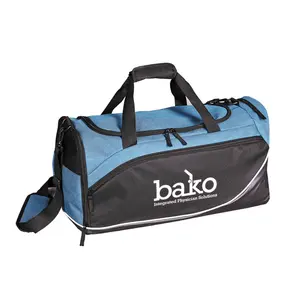 2021 Hot Sales Polyester Men Duffel Bag Custom Gym Kit Travel Bag Out Door Package Nylon Sports Bag