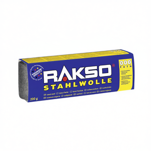 Laine d'acier RAKSO 000 200 g, qualité fine, pour polissage et nettoyage - Product Image 2